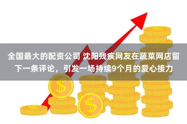 全国最大的配资公司 沈阳残疾网友在蔬菜网店留下一条评论，引发一场持续9个月的爱心接力